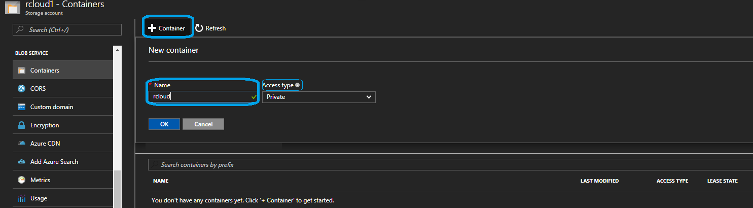 Blobs, File, Tables and queue storage configuration – Azure4you By ...