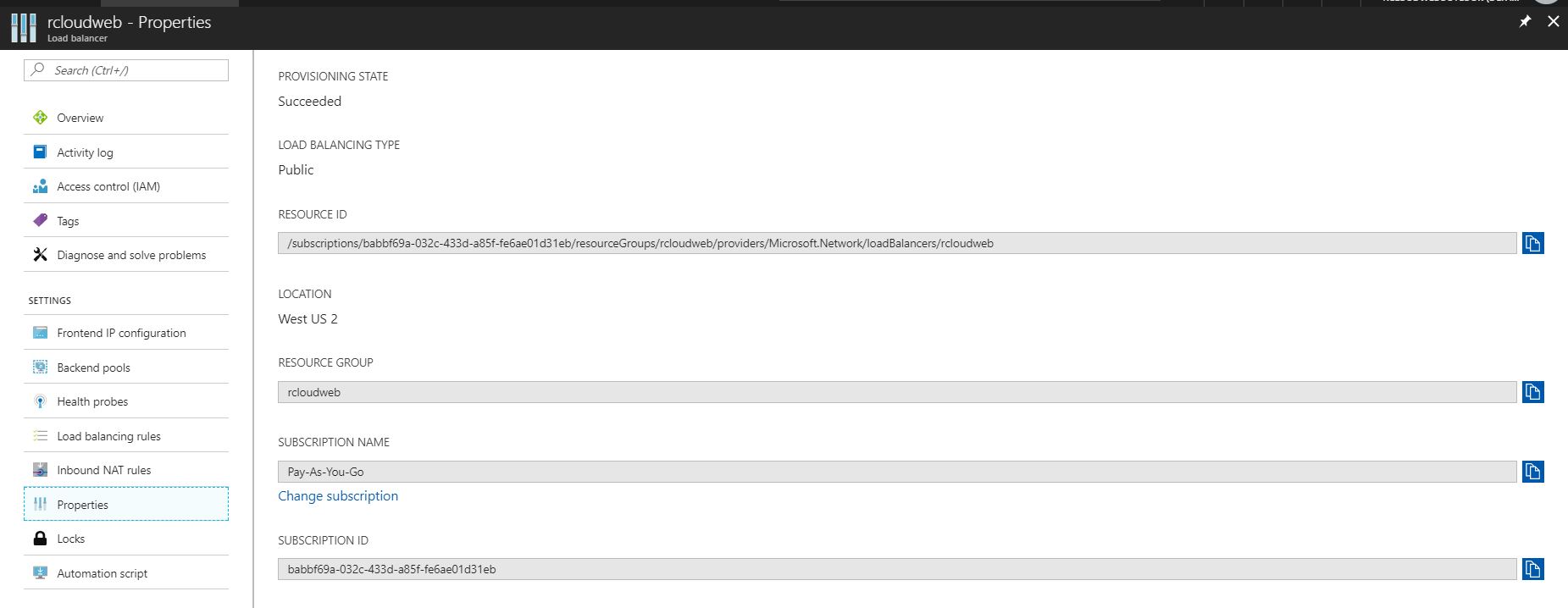 Loadbancer_Properties