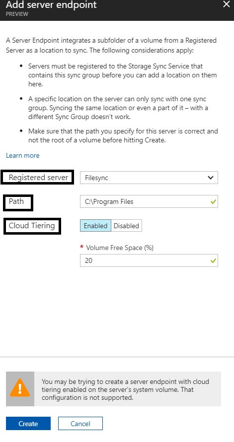 Azure File Sync20